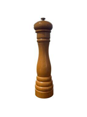 Peugeot 10-Inch Beechwood Pepper Mill With Adjustable Grinder